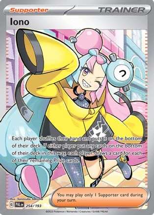 Iono - 254/193 (254) [SV02] Pokemon SV02: Paldea Evolved - Single Cards