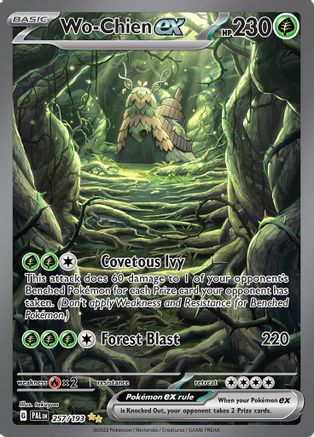 Wo-Chien ex - 257/193 (257) [SV02] Pokemon SV02: Paldea Evolved - Single Cards