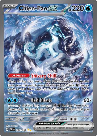 Chien-Pao ex - 261/193 (261) [SV02] Pokemon SV02: Paldea Evolved - Single Cards
