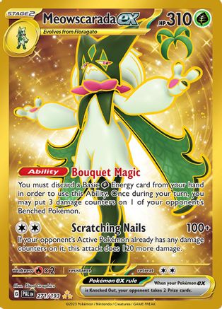 Meowscarada ex - 271/193 (271) [SV02] Pokemon SV02: Paldea Evolved - Single Cards