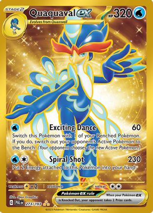 Quaquaval ex - 273/193 (273) [SV02] Pokemon SV02: Paldea Evolved - Single Cards