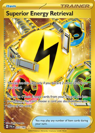 Superior Energy Retrieval - 277/193 (277) [SV02] Pokemon SV02: Paldea Evolved - Single Cards
