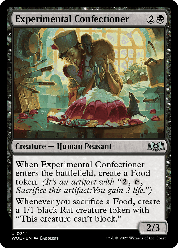 FOIL Experimental Confectioner (WOE-314) - Wilds of Eldraine - Magic The Gathering - Single Cards