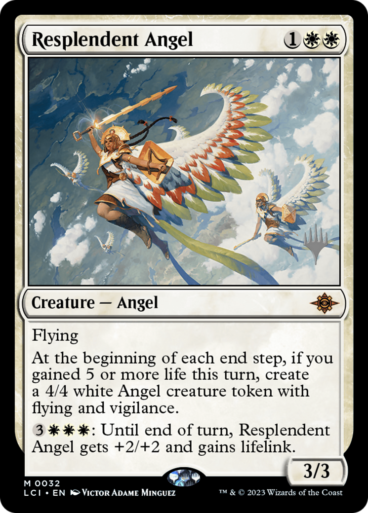 FOIL Resplendent Angel (PPLCI-32P) - The Lost Caverns of Ixalan Promos - Magic The Gathering - Single Cards