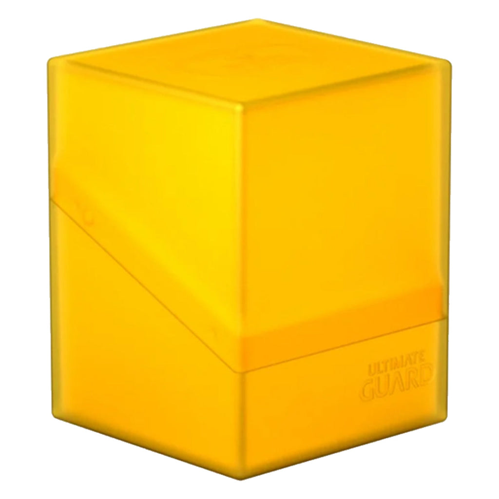 Ultimate Guard Boulder Deck Case 100+ Standard Size Amber Deck Box - Deck Boxes - 2