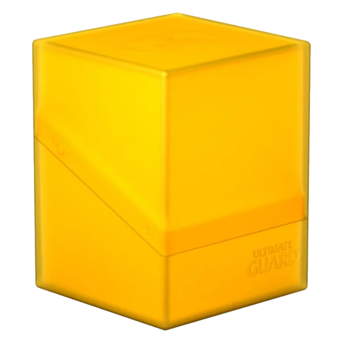 Ultimate Guard Boulder Deck Case 100+ Standard Size Amber Deck Box - Deck Boxes - 2