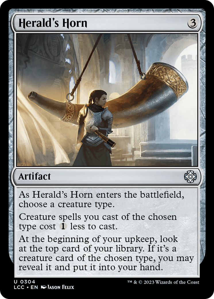 Herald's Horn (LCC-304) - The Lost Caverns of Ixalan Commander - Magic The Gathering - Single Cards