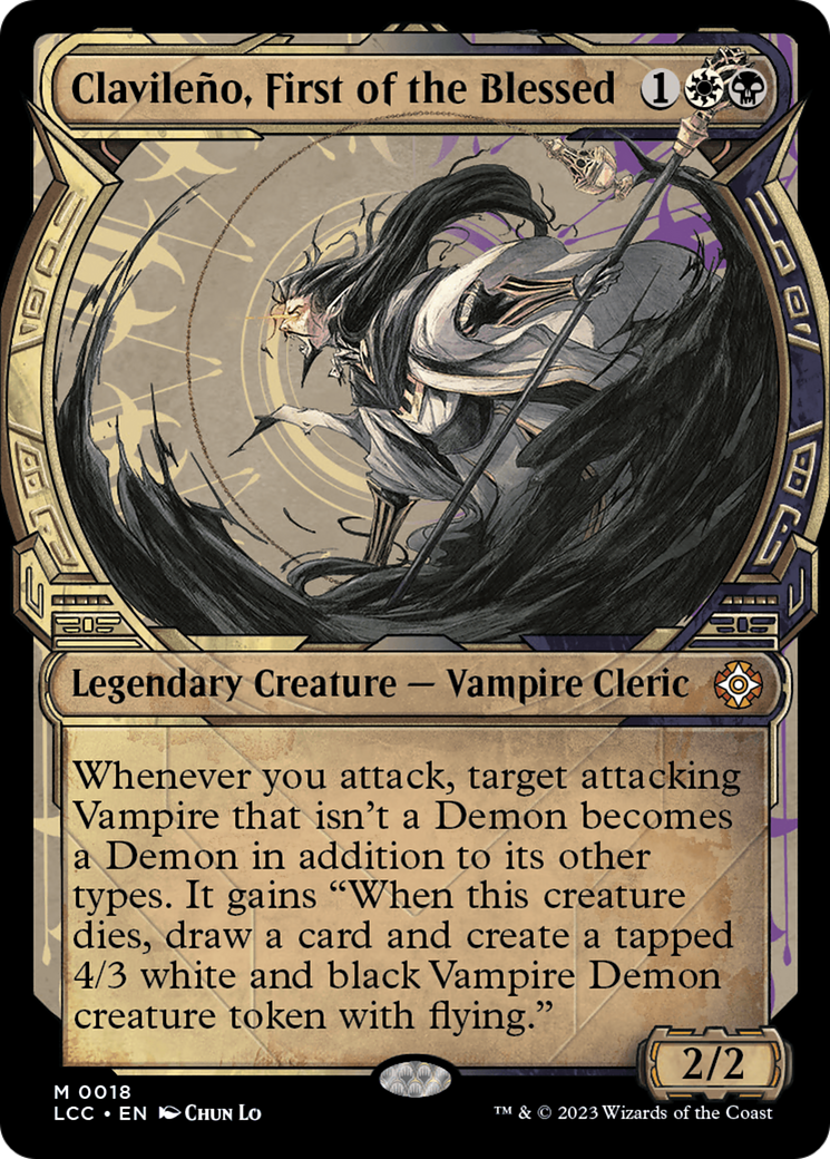 FOIL Clavileno, First of the Blessed (Showcase) (LCC-018) - The Lost Caverns of Ixalan Commander - Magic The Gathering - Single Cards