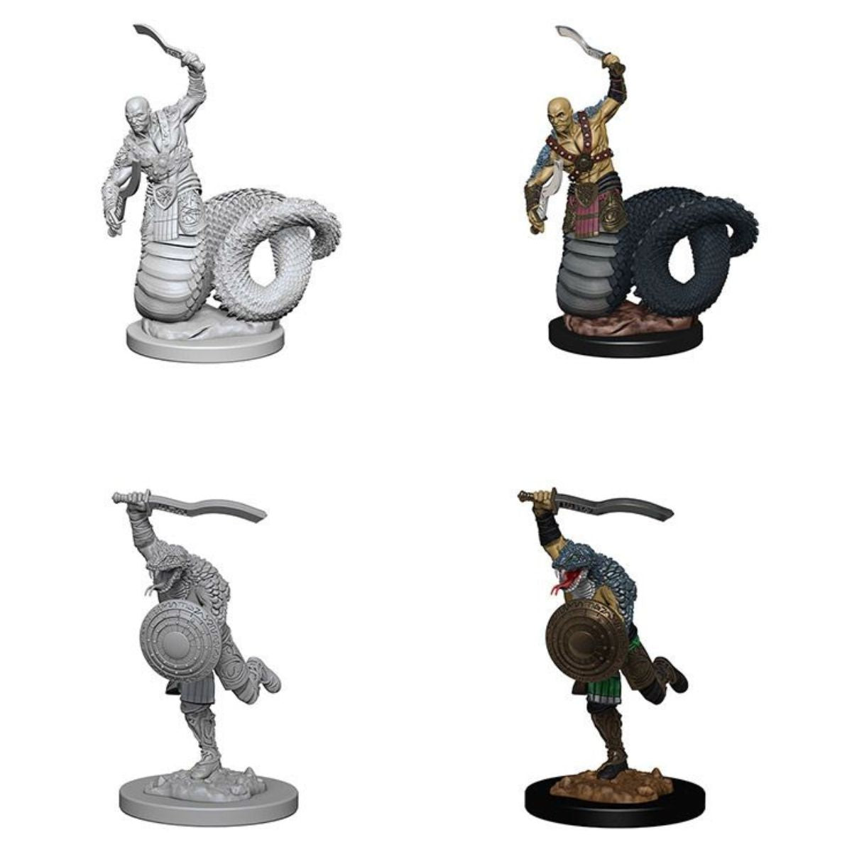 D&D Nolzurs Marvelous Unpainted Miniatures Yuan-Ti Malisons - Miniatures - 7
