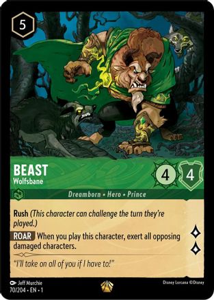 Beast - Wolfsbane (70/204) - The First Chapter Cold Foil - Lorcana - Single Cards