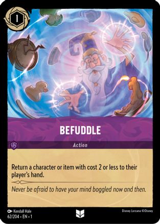 Befuddle (62/204) - The First Chapter Cold Foil - Lorcana - Single Cards