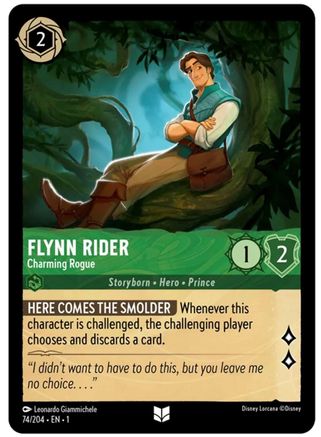 Flynn Rider - Charming Rogue (74/204) - The First Chapter - Lorcana - Single Cards