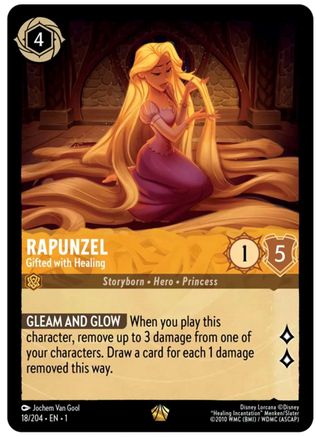 Rapunzel - Gifted with Healing (18/204) - The First Chapter Cold Foil - Lorcana - Single Cards