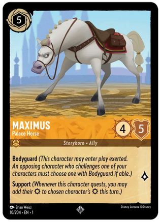 Maximus - Palace Horse (10/204) - The First Chapter - Lorcana - Single Cards