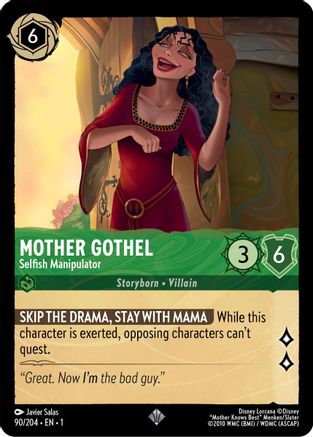 Mother Gothel - Selfish Manipulator (90/204) - The First Chapter - Lorcana - Single Cards