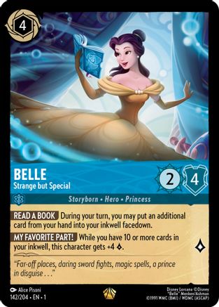 Belle - Strange but Special (142/204) - The First Chapter Cold Foil - Lorcana - Single Cards