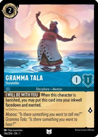 Gramma Tala - Storyteller (146/204) - The First Chapter Cold Foil - Lorcana - Single Cards