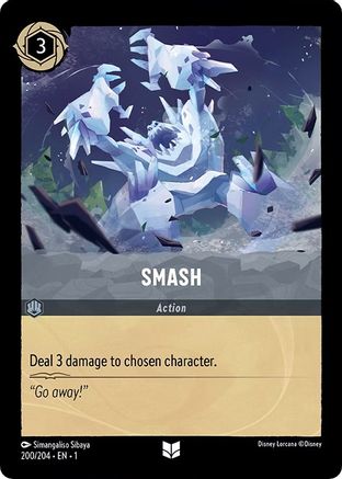 Smash (200/204) - The First Chapter Cold Foil - Lorcana - Single Cards