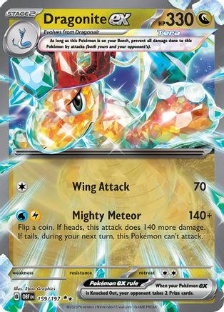 Dragonite ex (159) [SV03] Pokemon SV03: Obsidian Flames - Single Cards