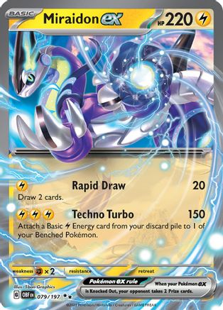 Miraidon ex (079) [SV03] Pokemon SV03: Obsidian Flames - Single Cards