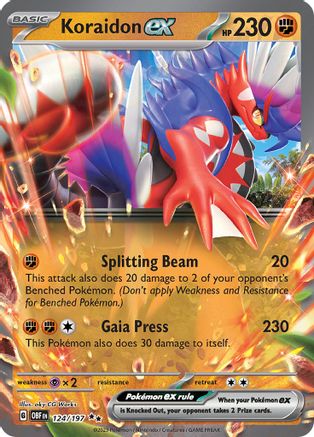 Koraidon ex (124) [SV03] Pokemon SV03: Obsidian Flames - Single Cards