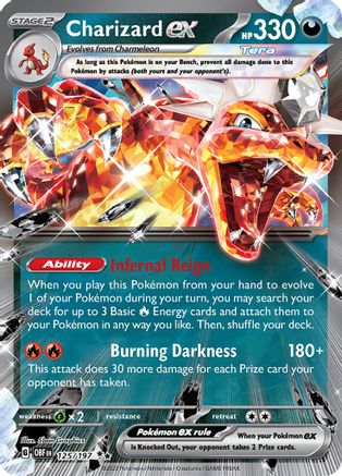 Charizard ex - 125/197 (125) [SV03] Pokemon SV03: Obsidian Flames - Single Cards