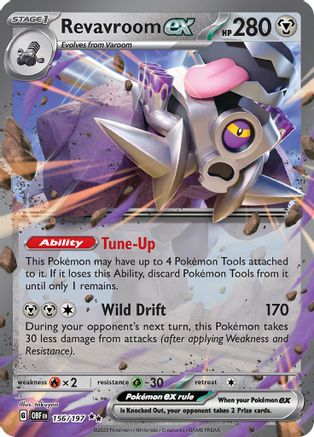 Revavroom ex (156) [SV03] Pokemon SV03: Obsidian Flames - Single Cards