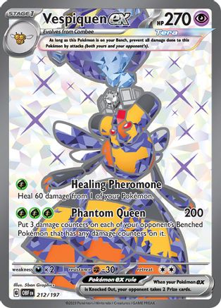 Vespiquen ex - 212/197 (212) [SV03] Pokemon SV03: Obsidian Flames - Single Cards