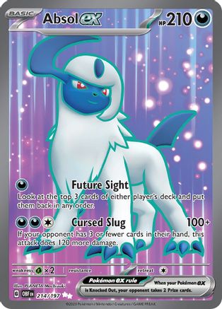 Absol ex - 214/197 (214) [SV03] Pokemon SV03: Obsidian Flames - Single Cards
