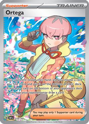 Ortega - 219/197 (219) [SV03] Pokemon SV03: Obsidian Flames - Single Cards