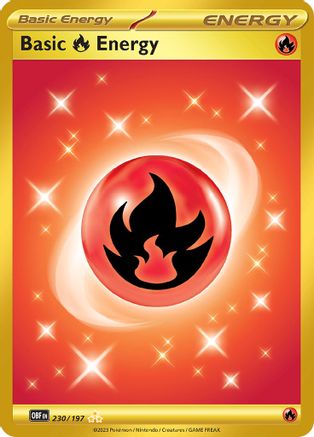 Basic Fire Energy - 230/197 (230) [SV03] Pokemon SV03: Obsidian Flames - Single Cards