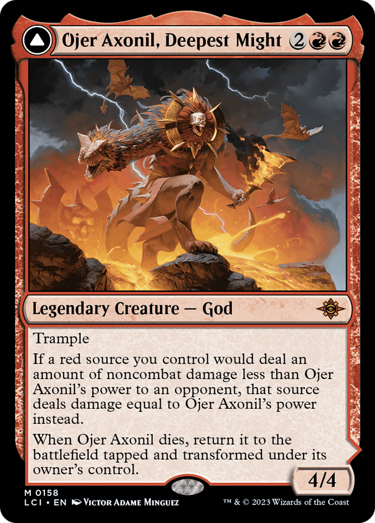 FOIL Ojer Axonil, Deepest Might (LCI-158) - The Lost Caverns of Ixalan - Magic The Gathering - Single Cards
