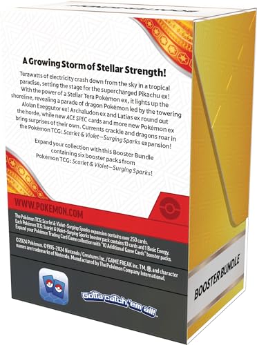 Pokémon TCG: Scarlet & Violet—Surging Sparks Booster Bundle (6 Booster Packs) - 3