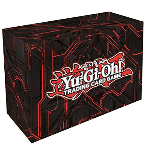 Konami Yugioh Card Game Storage Red Dual Double Deck Box (Version #3 - Red)