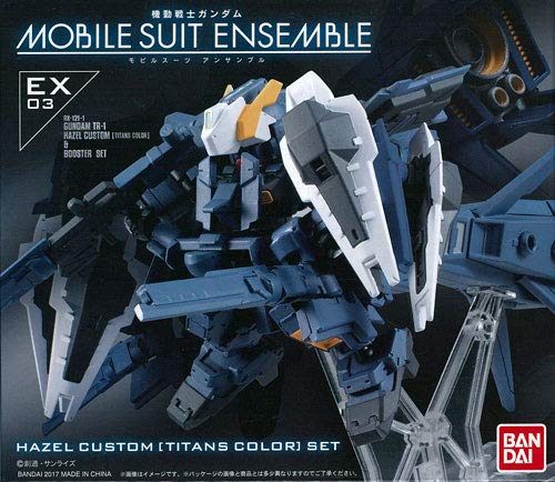 Bandai Hobby Mobile Suit Gundam Mobile Suit Ensemble EX03 Hazle Custom (Titans Color) Set