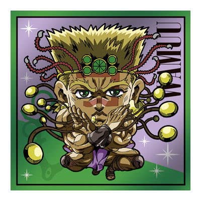 Nihomeson JoJo's Bizarre Adventure Seal Wafers Phantom Blood/Combat Tide [18. Wamu (Normal)] (Single Item) *Sticker only, Snacks not included