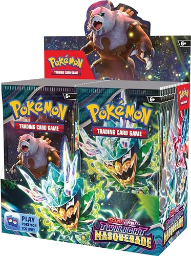 Pokémon TCG: Scarlet & Violet, Collectible Cards Twilight Masquerade Booster Display Box (36 Boosters) - 3