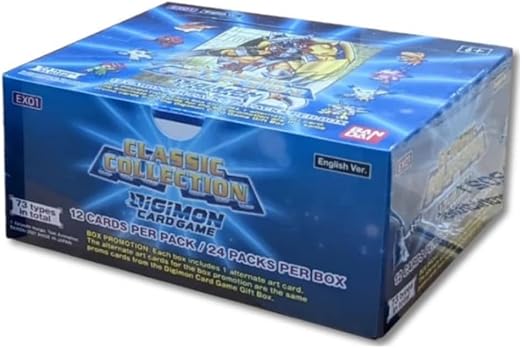 Classic Collection EX01 Booster Box Digimon Card Game - Trading Card Games