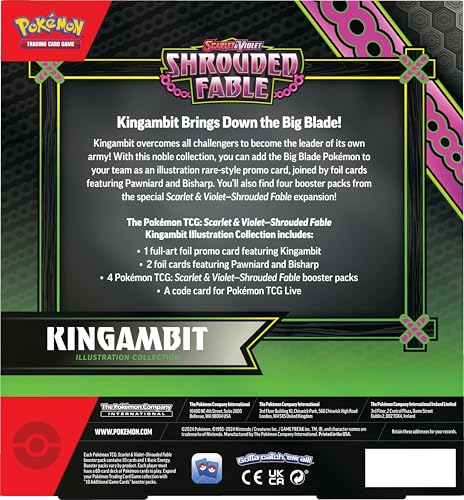 Pokémon TCG: Scarlet & Violet - Shrouded Fable - Kingambit Illustration Rare Box - EN - 3