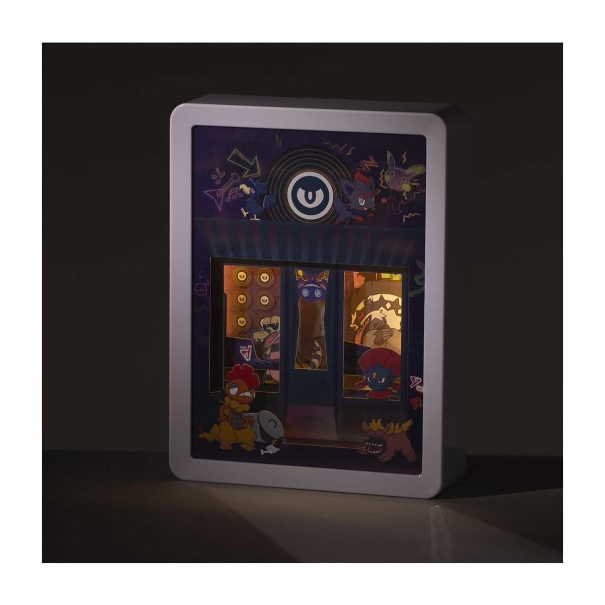 Pokémon Center: Dark-Type Pokémon Home Accents Paper Light Box - 2