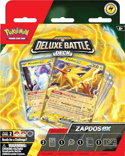 Pokémon TCG: Zapdos ex Deluxe Battle Deck (Ready-to-Play 60-Card Deck & Accessories) - 6