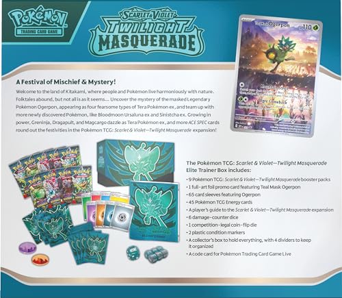 Pokémon TCG: Scarlet & Violet—Twilight Masquerade Elite Trainer Box - 8