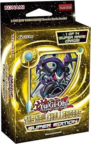 Yu-gi-oh! - New Challengers SE Special Super Edition TCG Cards Booster Mini-Box - 3 packs + 1 Super Rare Card - 2