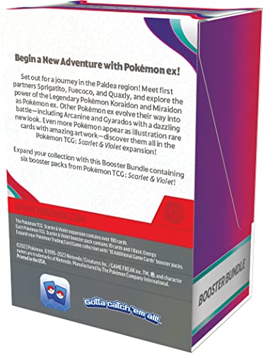 Pokemon TCG: Scarlet & Violet Booster Bundle - 3