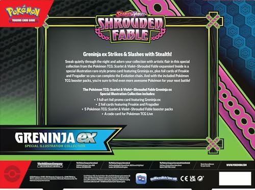 Pokémon TCG: Scarlet & Violet - Shrouded Fable Kingdra ex/Greninja ex Special Illustration Collection - 4