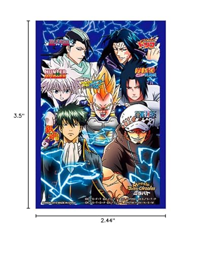 ALL STAR RIVALS One Piece Naruto Bleach Dragon Ball Z Character Card Sleeves TCG CCG MTG Magic Weiss Schwarz - 2