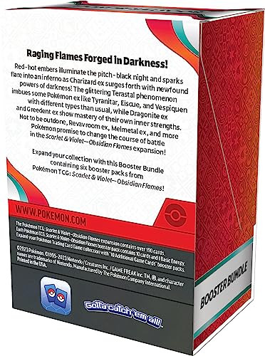 Pokemon Scarlet & Violet (Series 3) Obsidian Flames Booster Bundle - 3