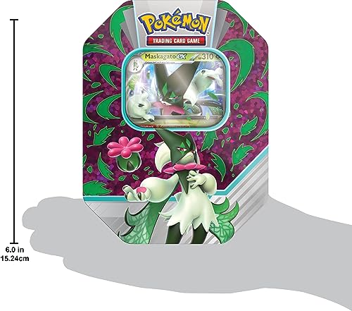 Pokémon - Trading Card Game: Tin-Box Paldea Partner: Maskagato-ex (1 Holographic Promo Card & 4 Booster Packs) - 4