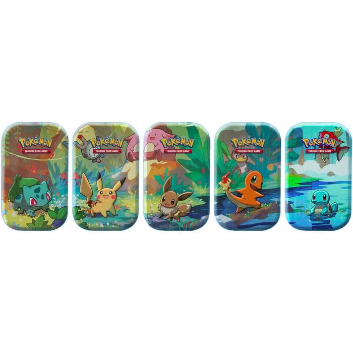 Pokemon TCG: Kanto Friends Mini Tin Display Box (10 Tins) - 4