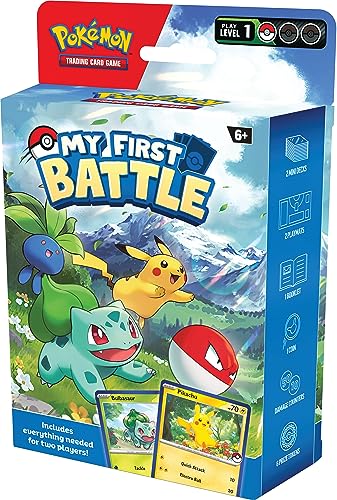 Pokémon TCG: My First Battle—Pikachu and Bulbasaur (2 Ready-to-Play mini Decks & Accessories) - 6